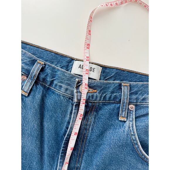 Agolde magda dark wash wide leg carpenter jeans - size 28 - Picture 6 of 10